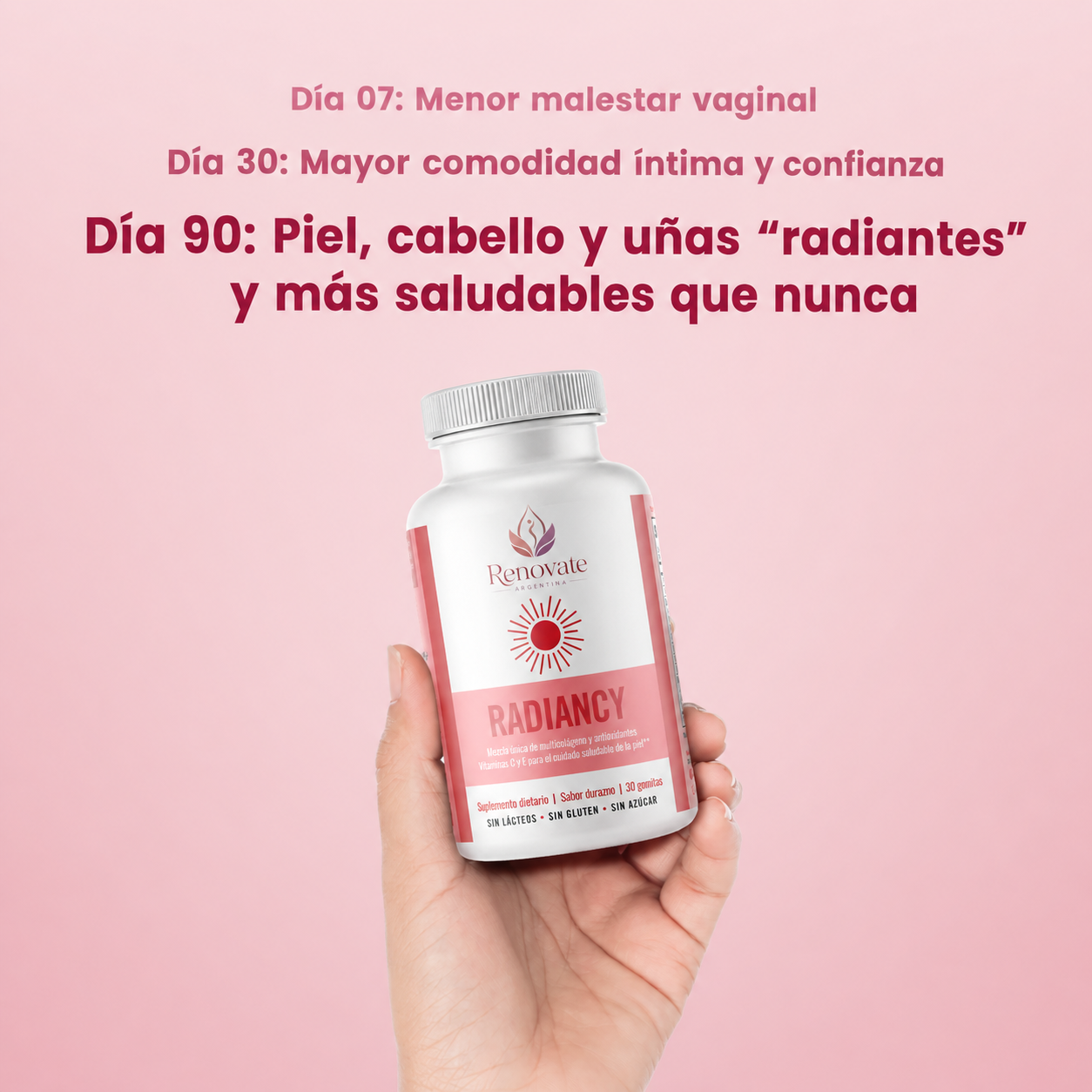 Radiancy | Gomitas para bienestar íntimo con probióticos y colágeno