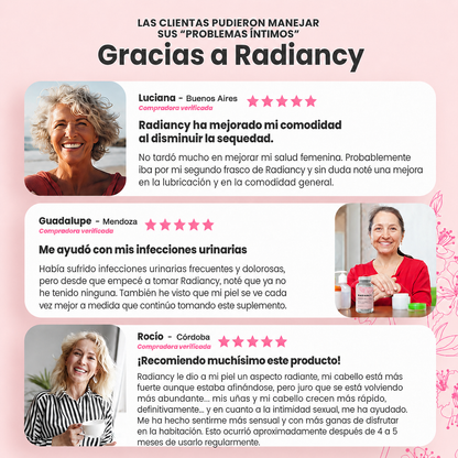 Radiancy | Gomitas para bienestar íntimo con probióticos y colágeno