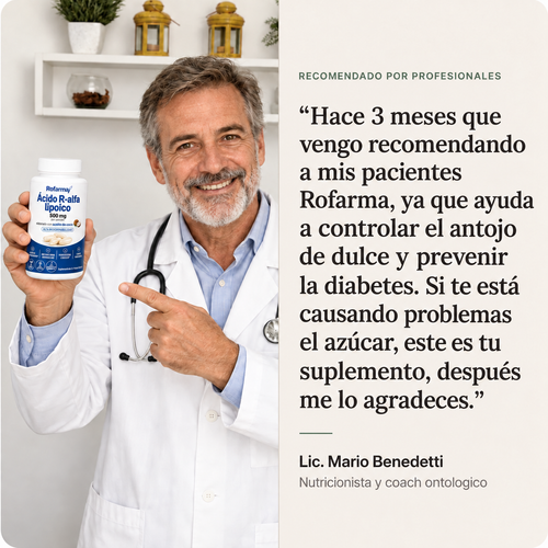 Rofarma | Ácido R-alfa lipoico 500 mg — Cápsulas blandas